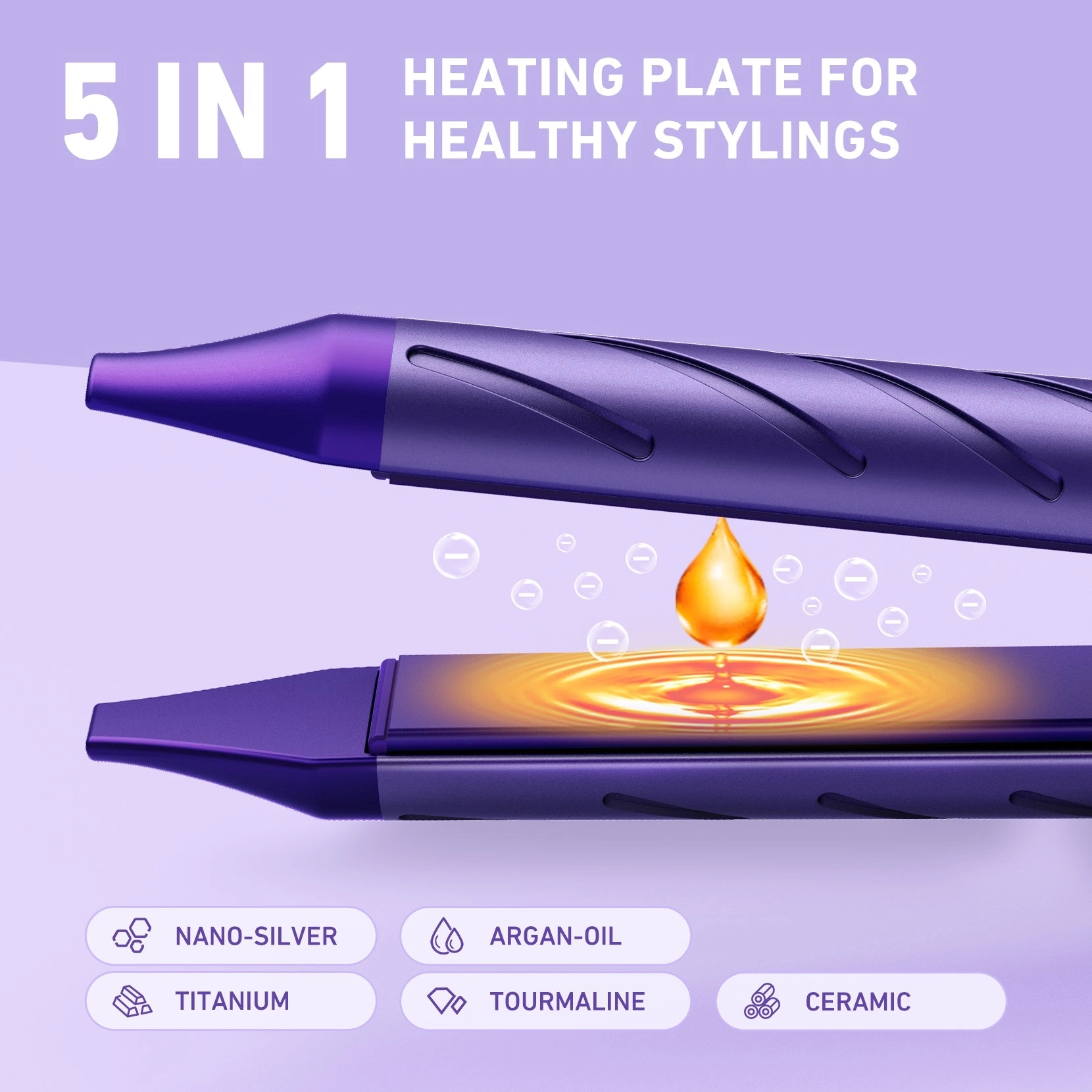 083AV hair straightener and curler 2 in 1 (US ONLY)