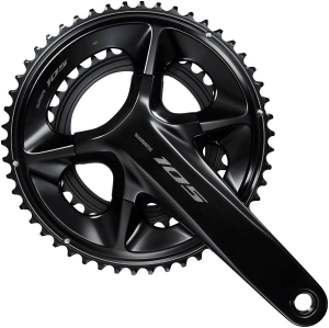 105 FC-R7100 Crankset - 172.5mm 12-Speed 52/36t 110 Asymmetric BCD Hollowtech II Spindle Interface BLK