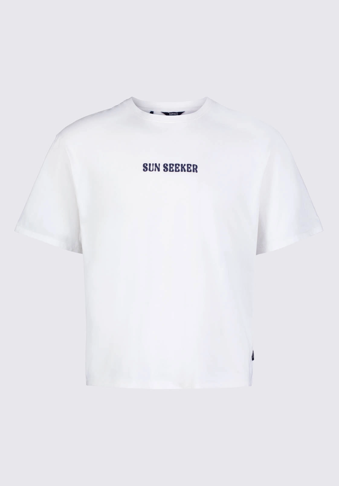 Abbey Women's Oversized Printed T-Shirt, White - KT0136P