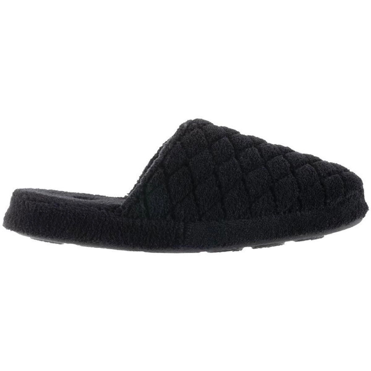 Acorn Women's Clog - Contoured Footbed Spa Quilted, Black, Medium | A20123BLKWM