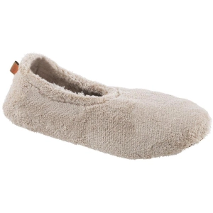 Acorn Women's Slipper - Ballerina Design Spa Travel, Taupe, Medium | A20124TAUWM
