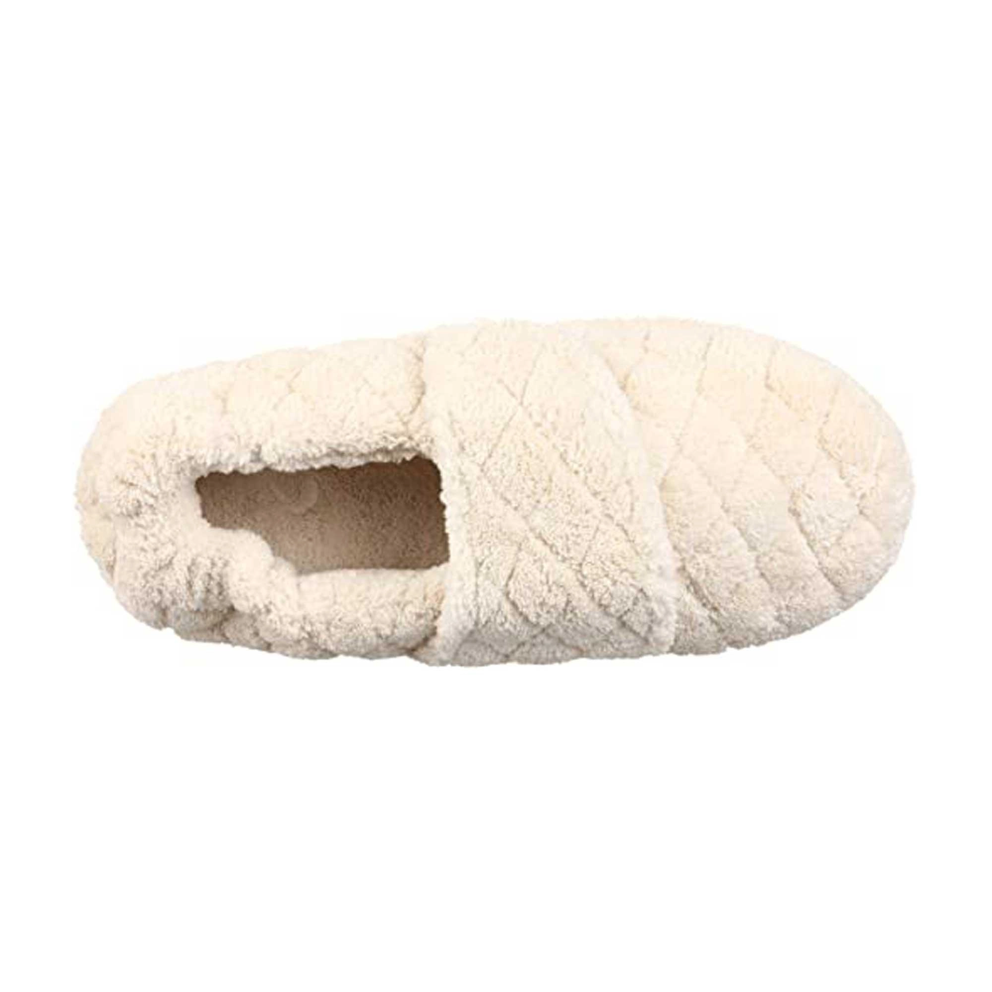 Acorn Women's Spa Slippers - Terry Adjustable Wrap, Natural, X-Large | A10631-AAH-XL