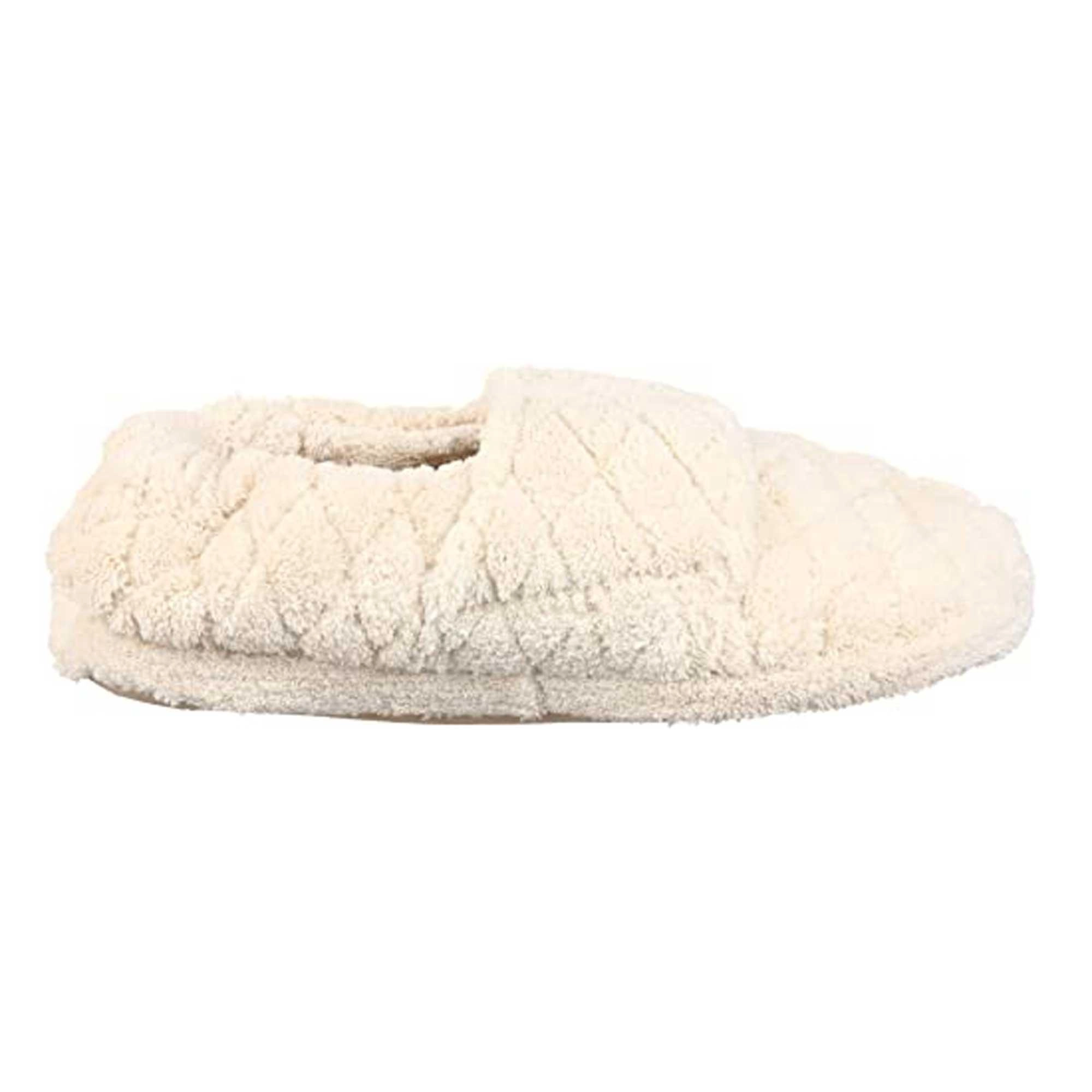 Acorn Women's Spa Slippers - Terry Adjustable Wrap, Natural, X-Large | A10631-AAH-XL