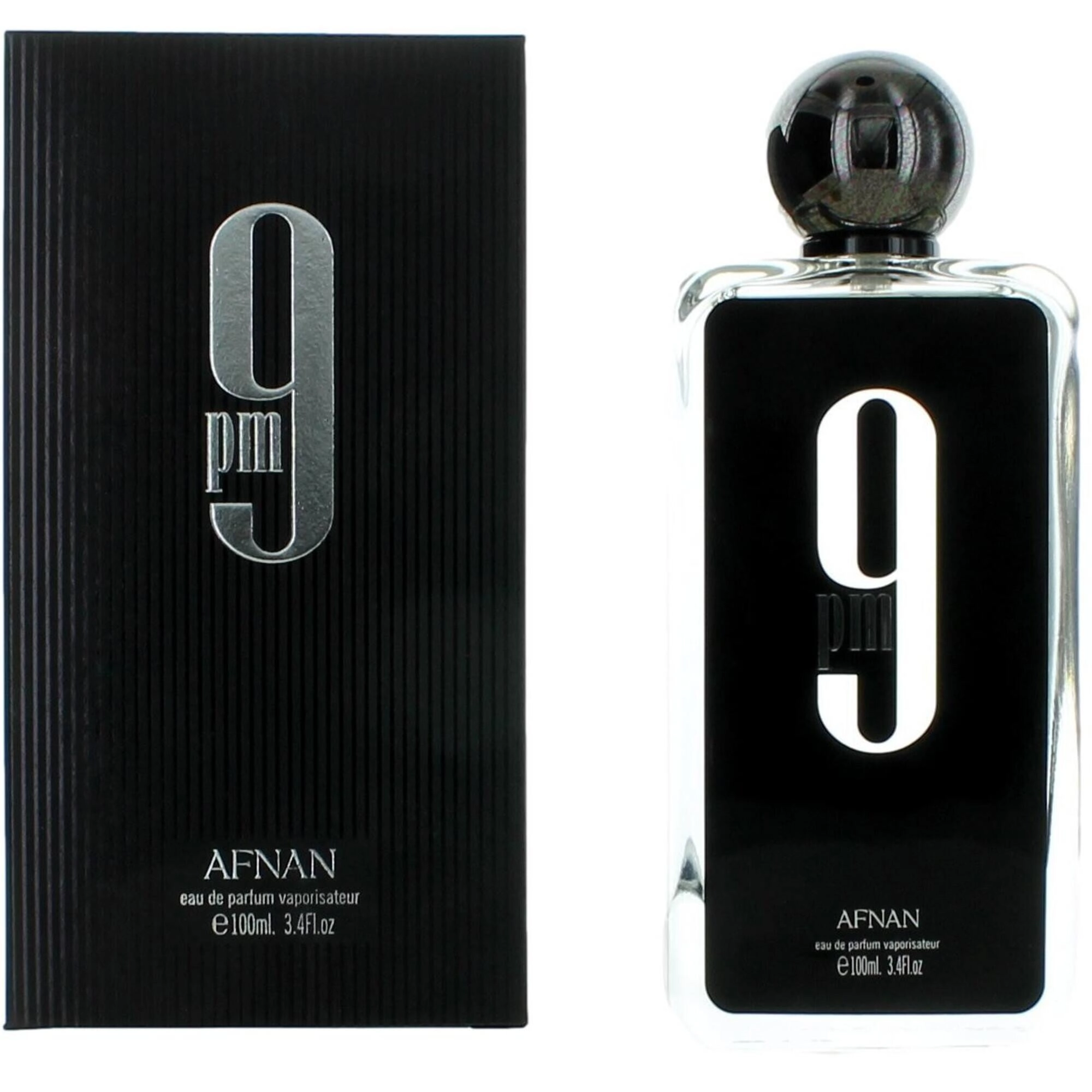Afnan Men's Eau De Parfum Spray - 9 AM Lily-of-the-Valley Middle Notes, 3.4 oz