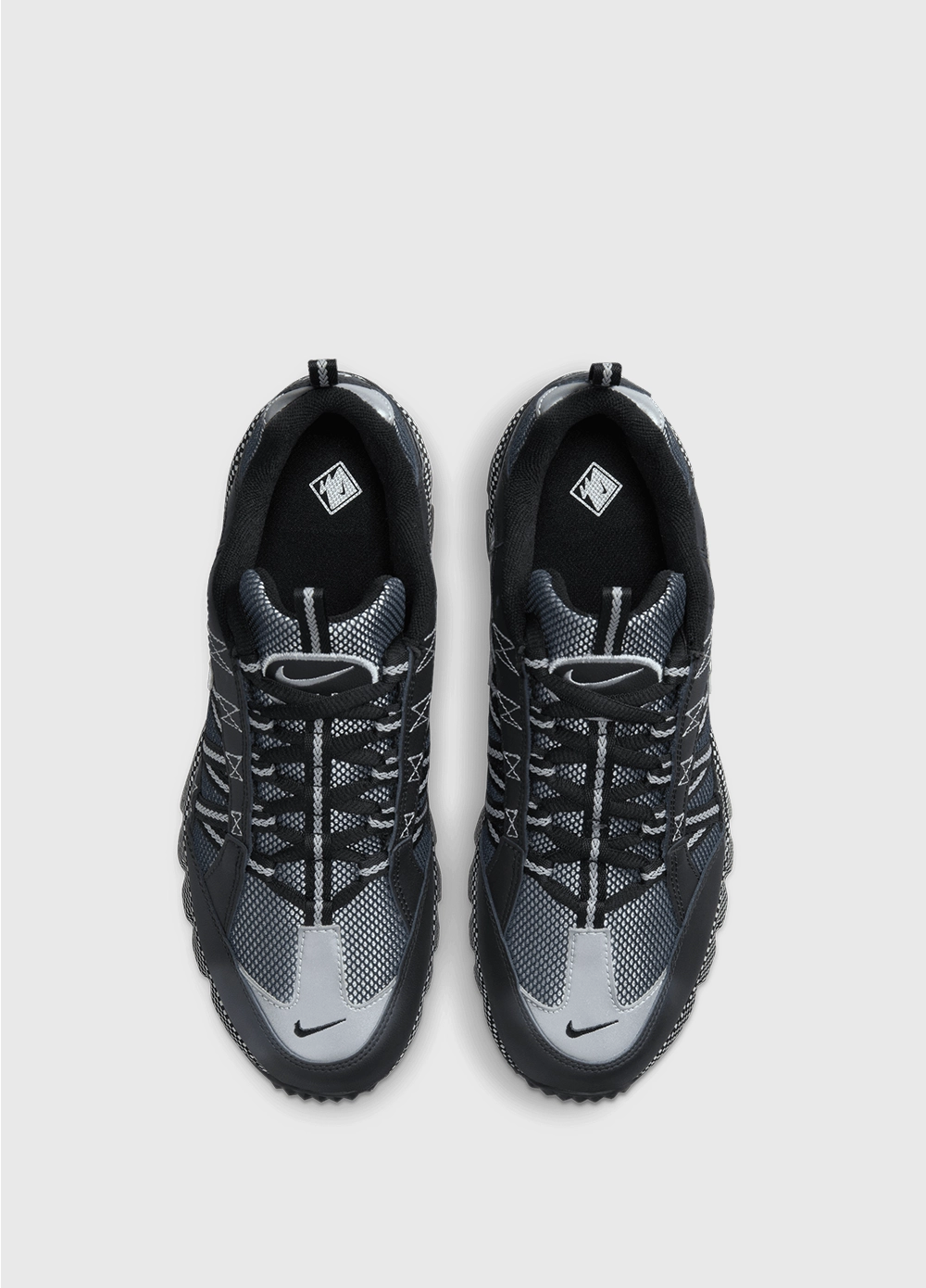 Air Humara 'Black and Metallic Silver' Sneakers