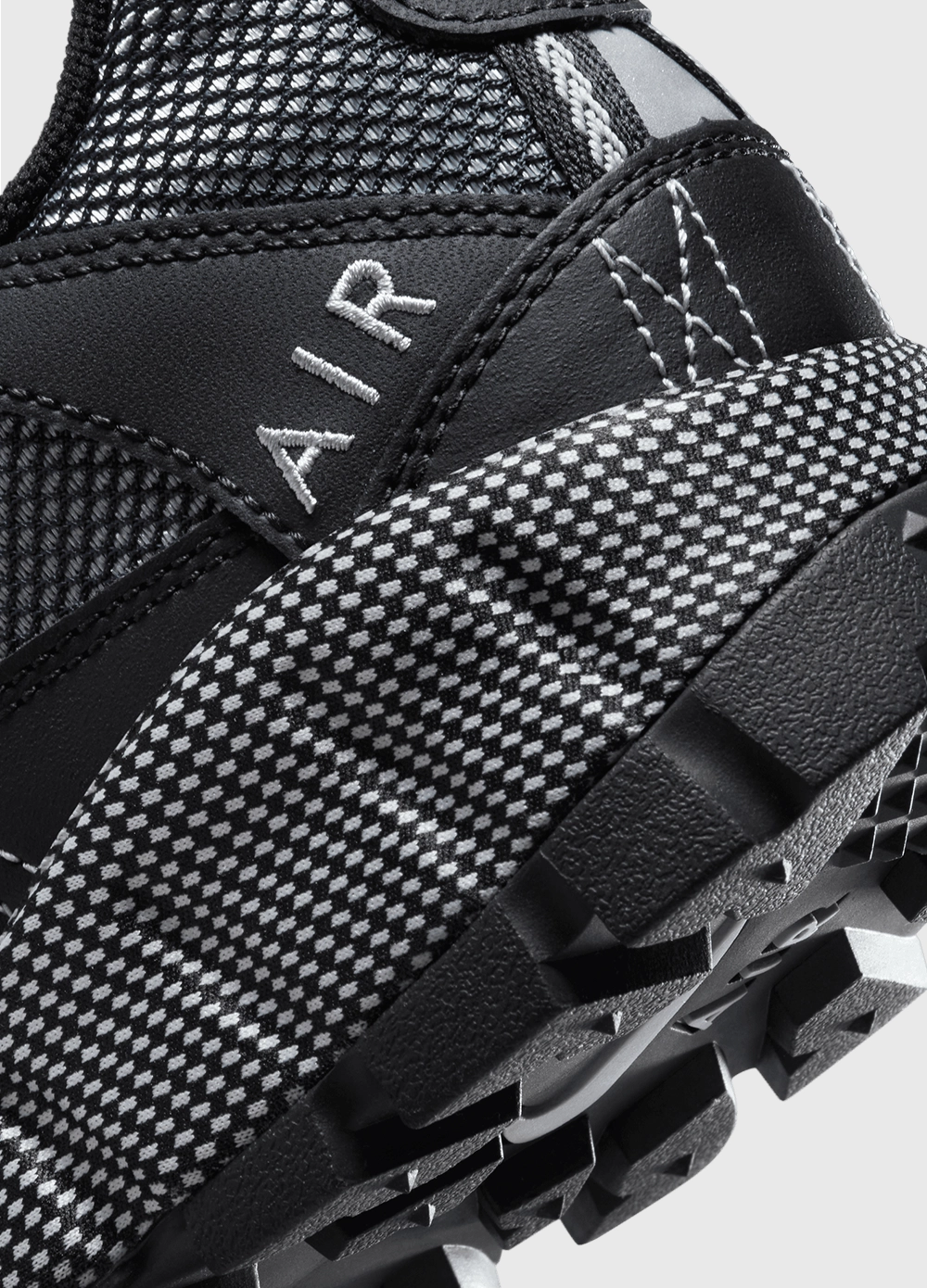 Air Humara 'Black and Metallic Silver' Sneakers
