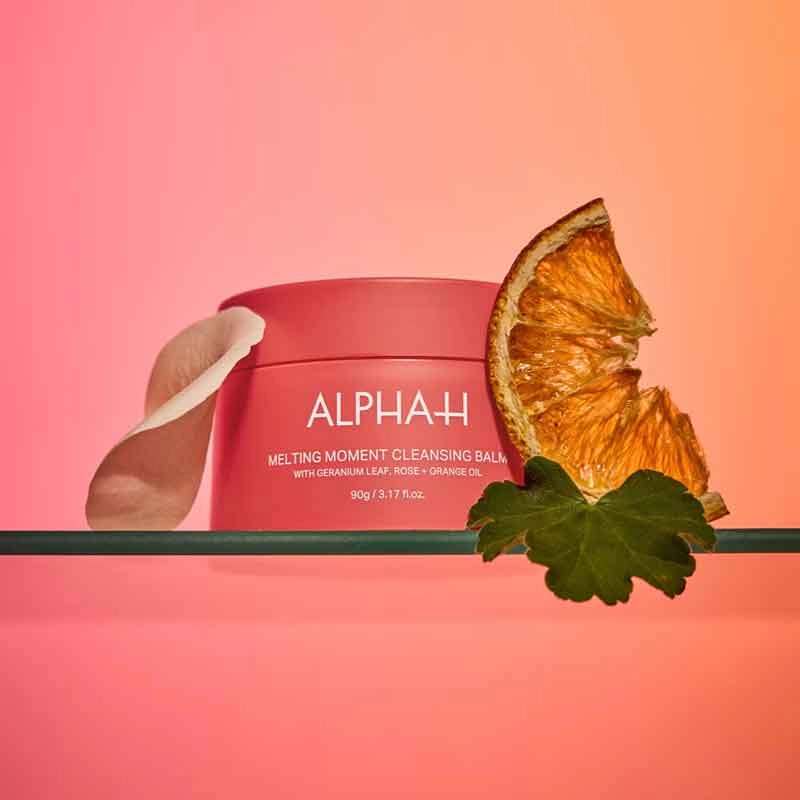 Alpha-H Melting Moment Cleansing Balm Limited Edition - Geranium Leaf. Rose   Orange Oil