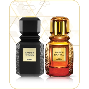 Amber Wood and Amber Santal by Ajmal Perfume EDP