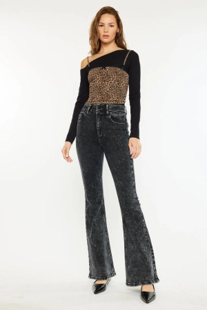 Amirah Ultra High Rise Flare Jeans