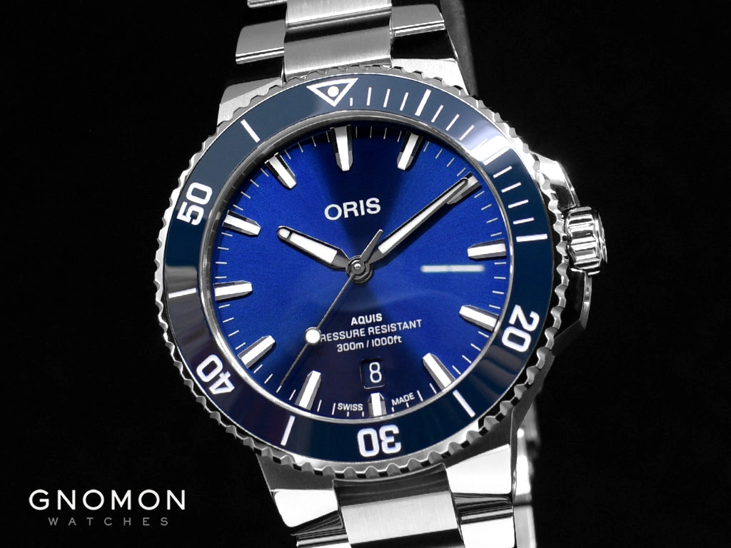 Aquis Date Blue - Bracelet - 41.5mm - Ref. 01 733 7787 4135-07 8 22 04PEB