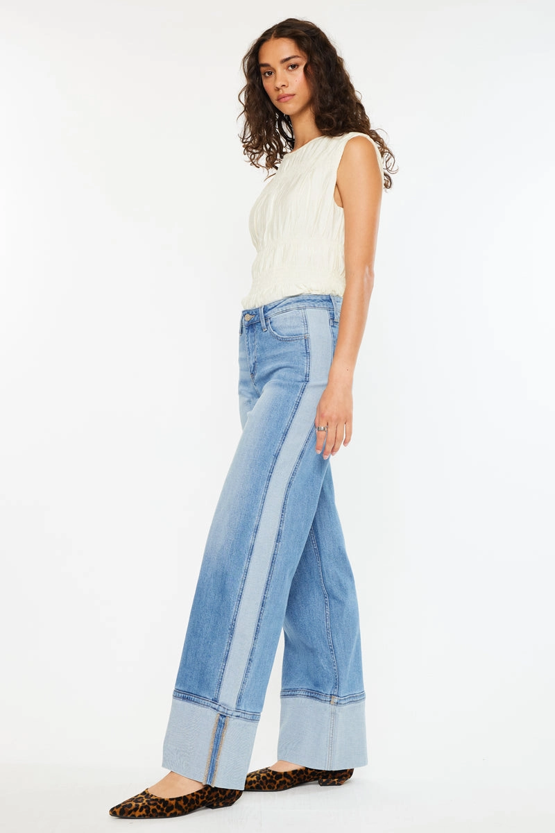 Arlene High Rise Wide Leg Jeans