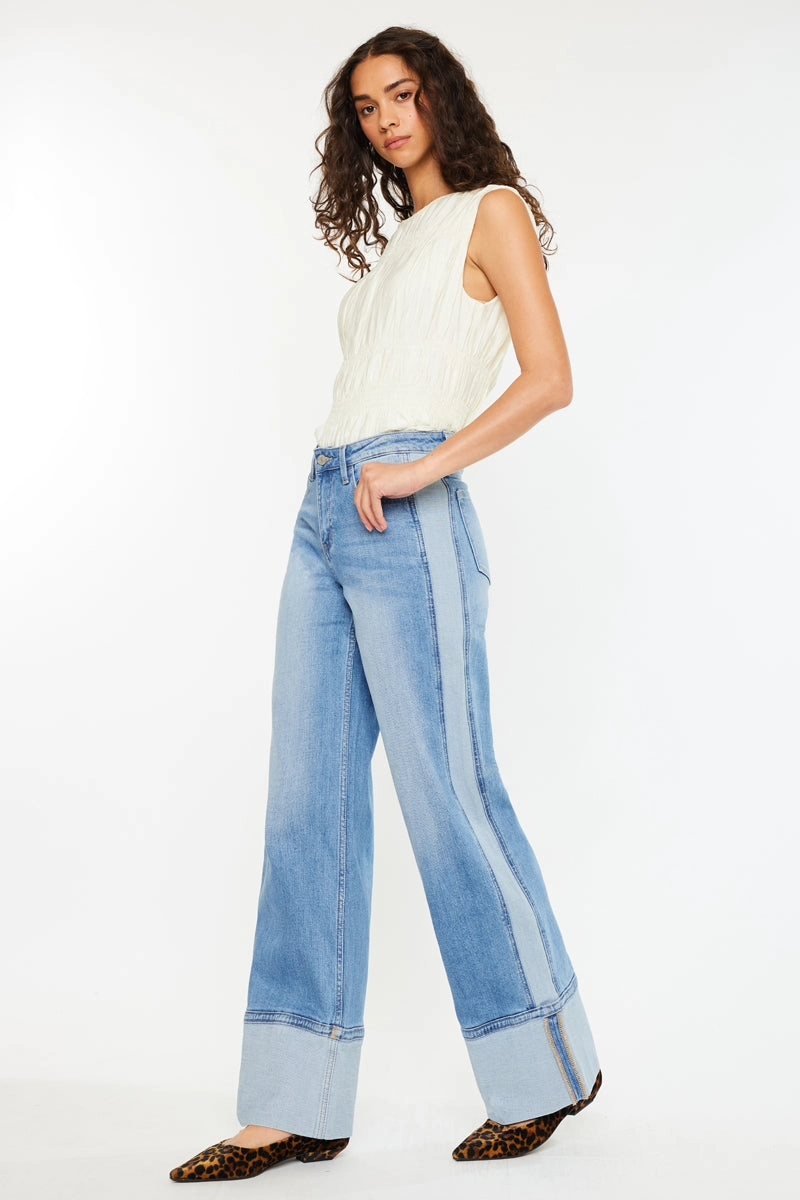 Arlene High Rise Wide Leg Jeans