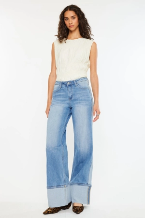 Arlene High Rise Wide Leg Jeans