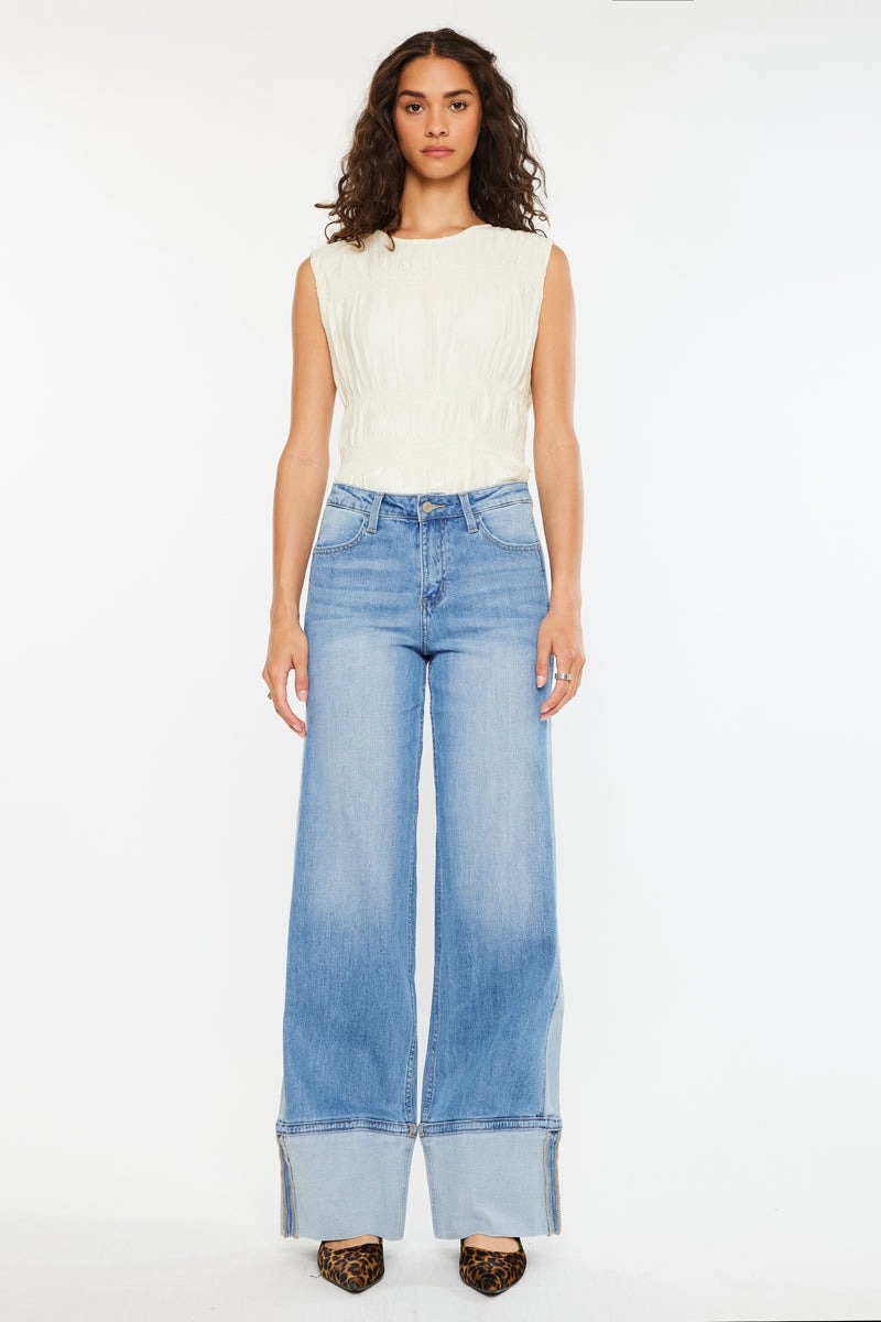 Arlene High Rise Wide Leg Jeans
