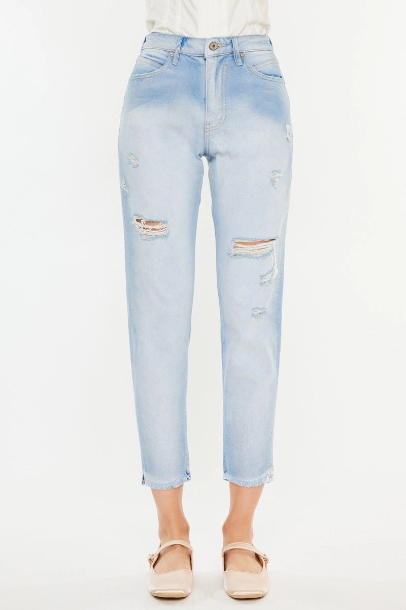 Bliss High Rise Mom Jeans