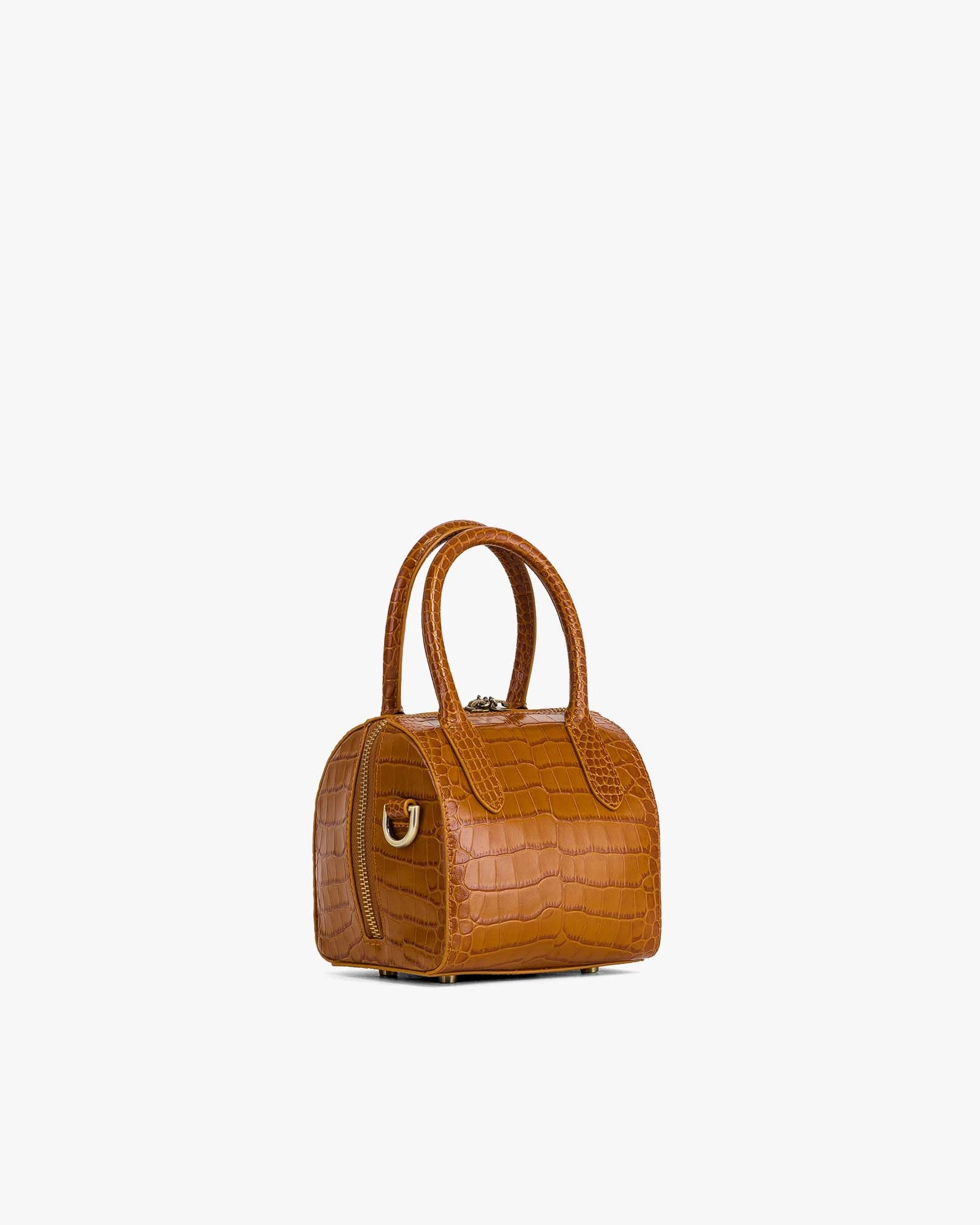BOSTON MINI - Caramel embossed (VP)