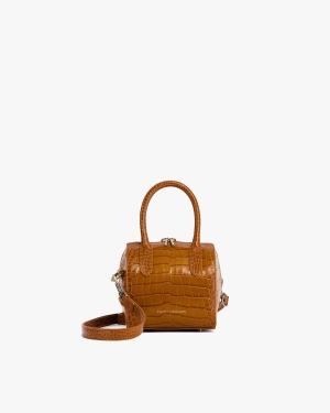 BOSTON MINI - Caramel embossed (VP)