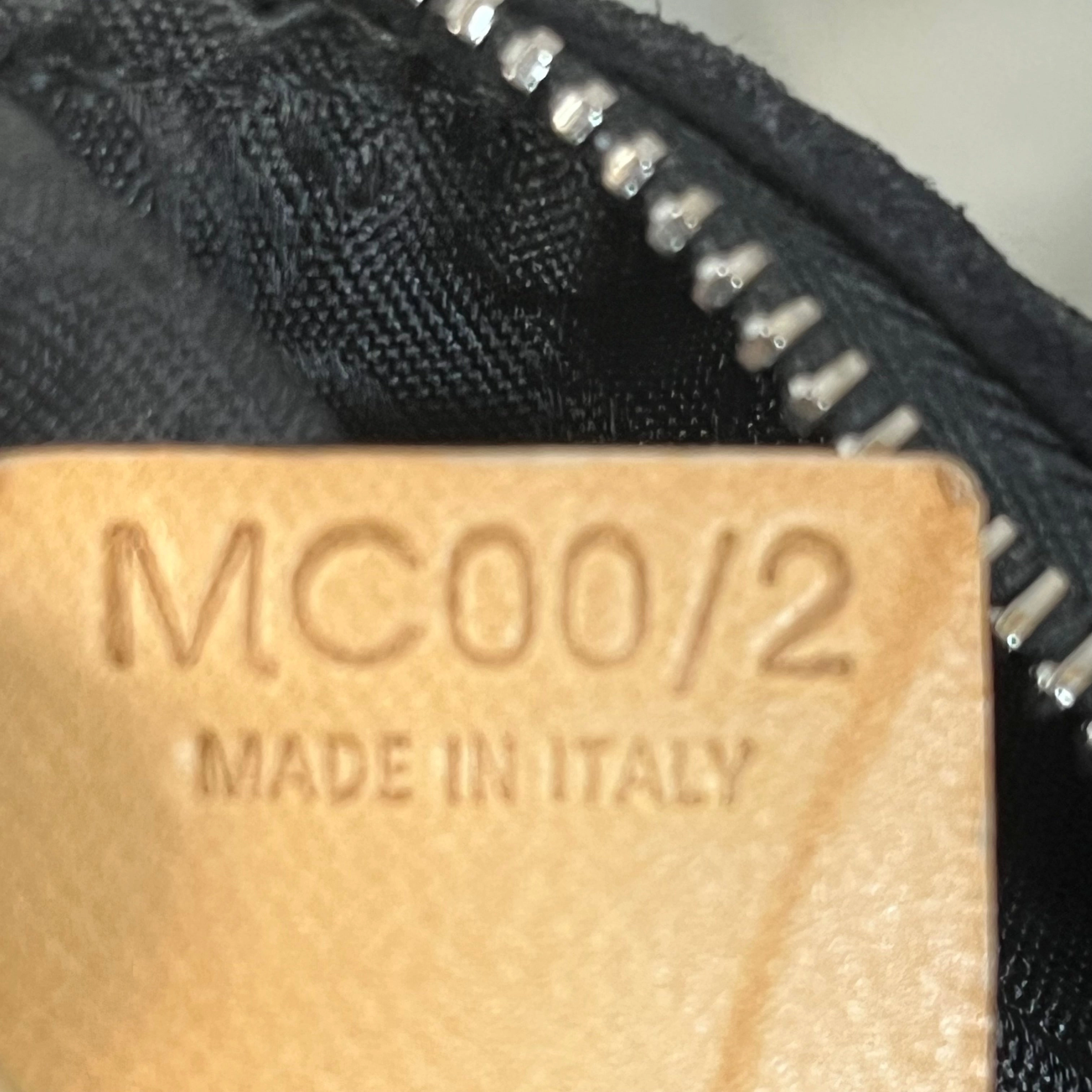 CELINE Macadam Embossed Suede Shoulder Bag