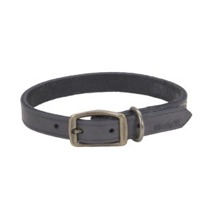 Circle T® Rustic Leather Town Dog Collar, Small