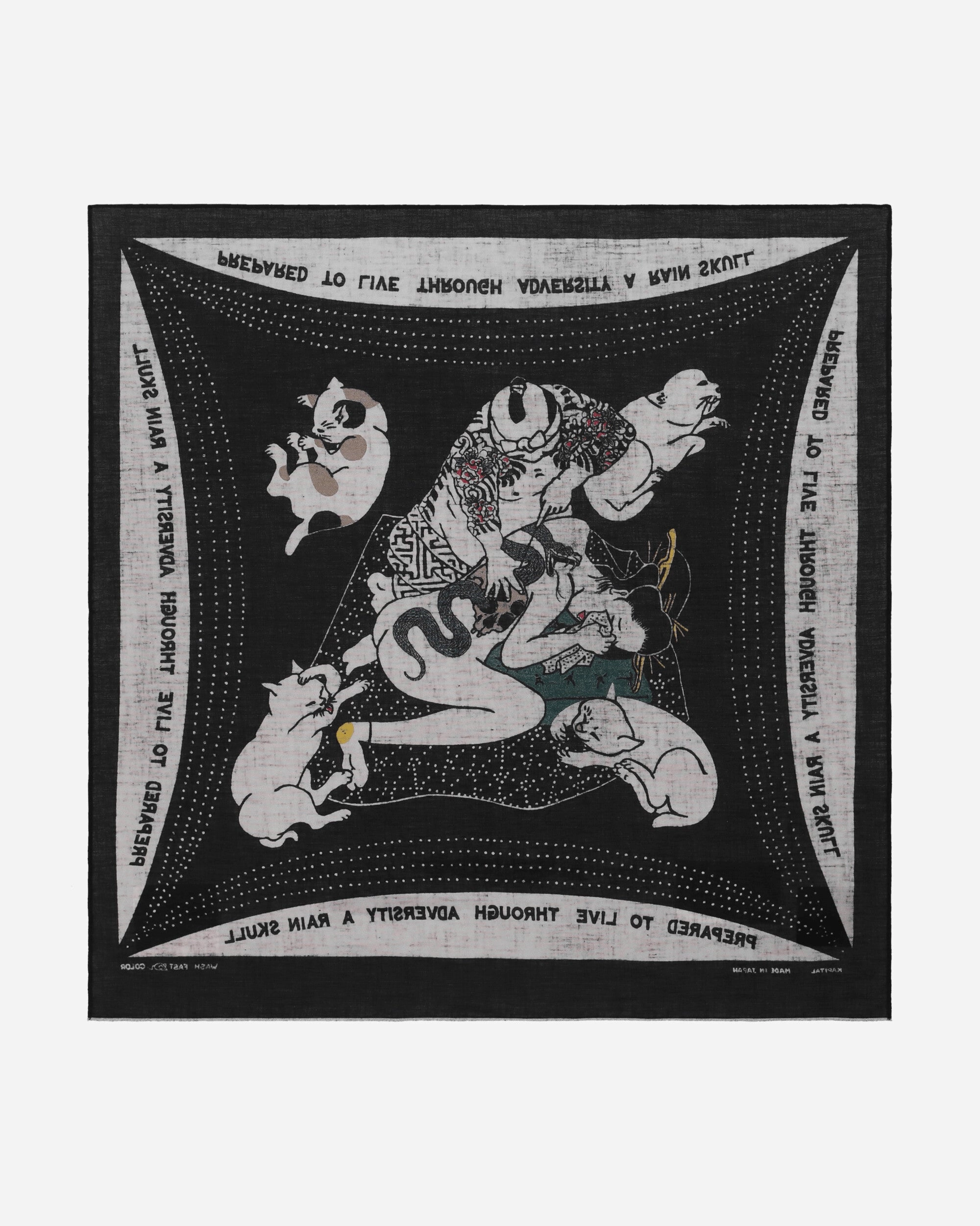 Color Bandana (Rainskull No Woman No Cry) Black