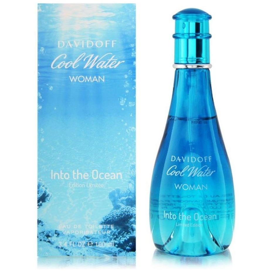 COOL WATER INTO THE OCEAN by Davidoff Perfume women 3.3 / 3.4 oz edt New in Box