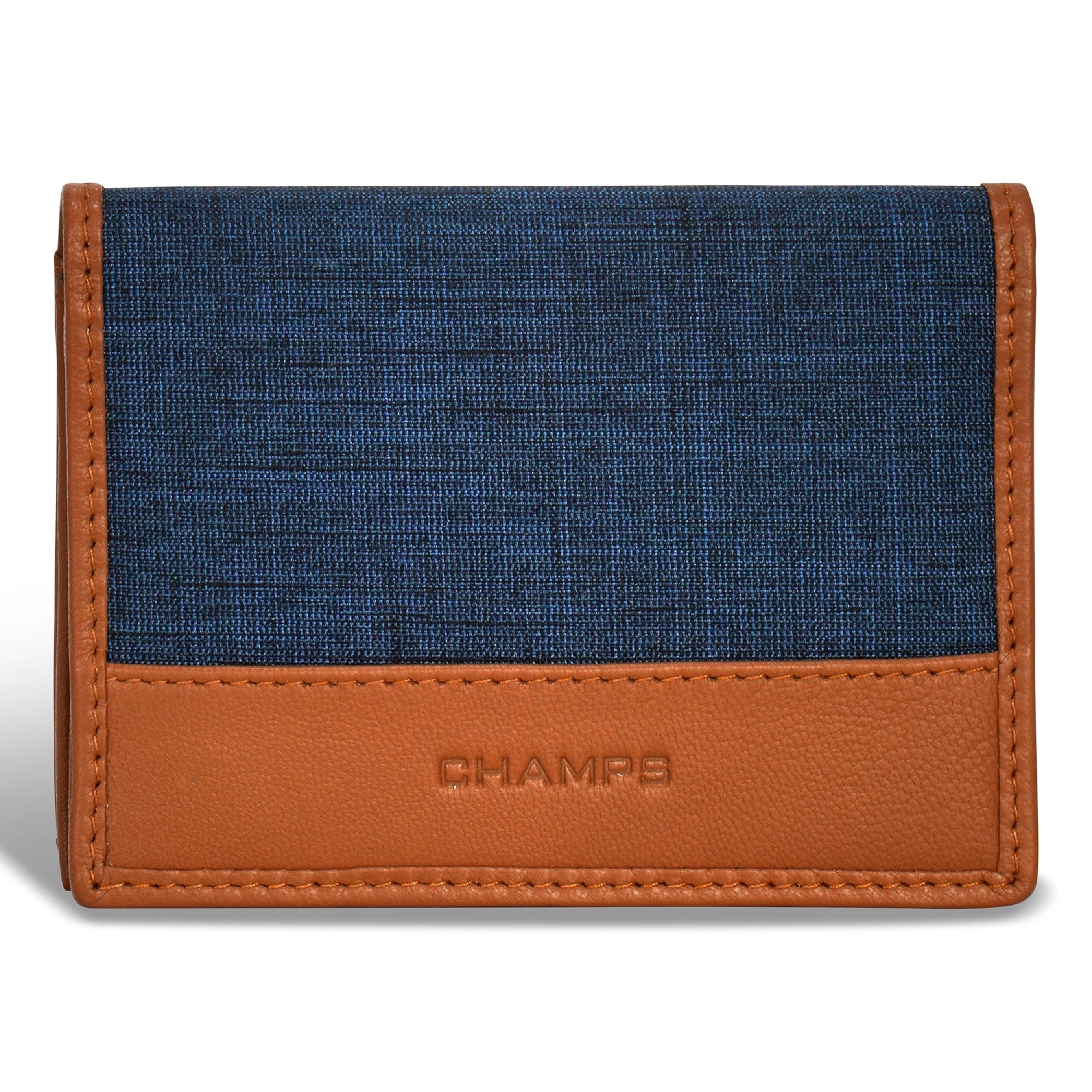 Denim / Leather Cardholder *Drop Ship*