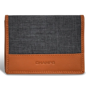 Denim / Leather Cardholder *Drop Ship*