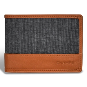 Denim / Leather Zip Around Wallet *Drop Ship*