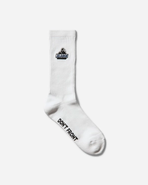 Embroidered OG Socks White
