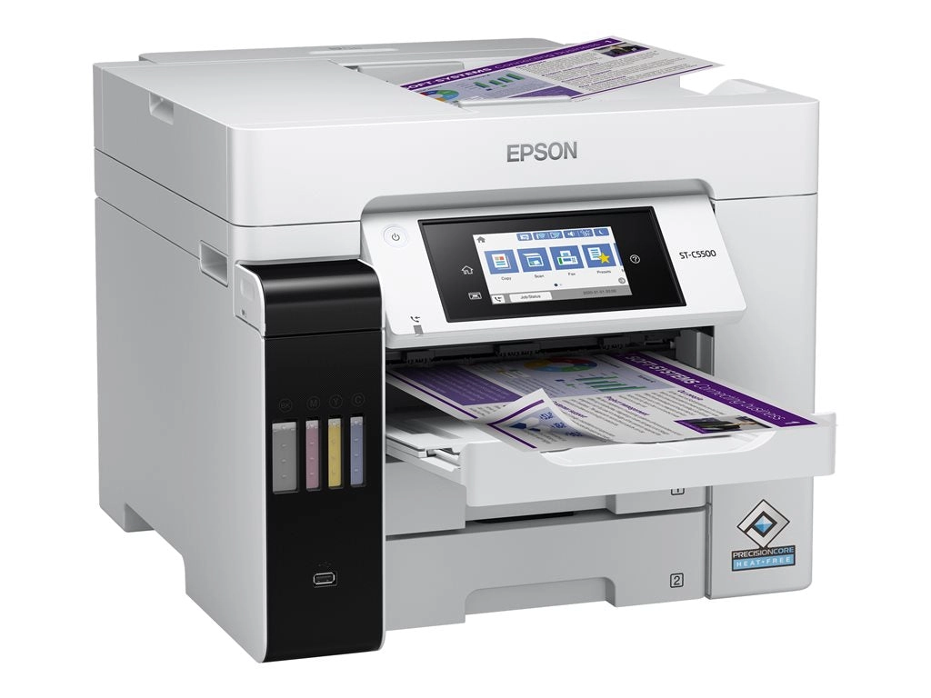 Epson WorkForce Pro ST-C5500 - Multifunction printer - color - ink-jet - refillable - Legal (8.5 in x 14 in) (original) - A4/Legal C11CJ28202