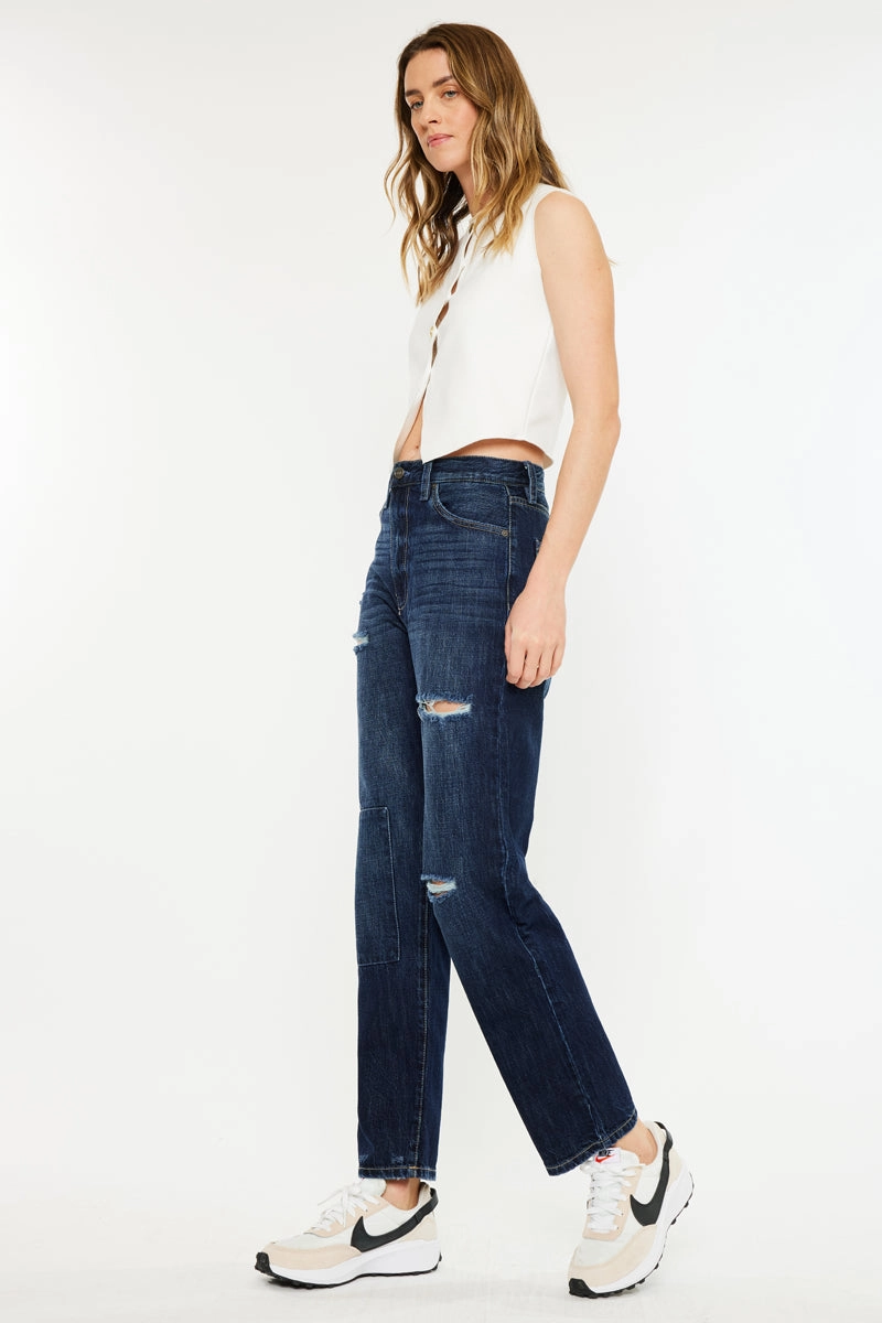 Fox Ultra High Rise 90's Boyfriend Jeans