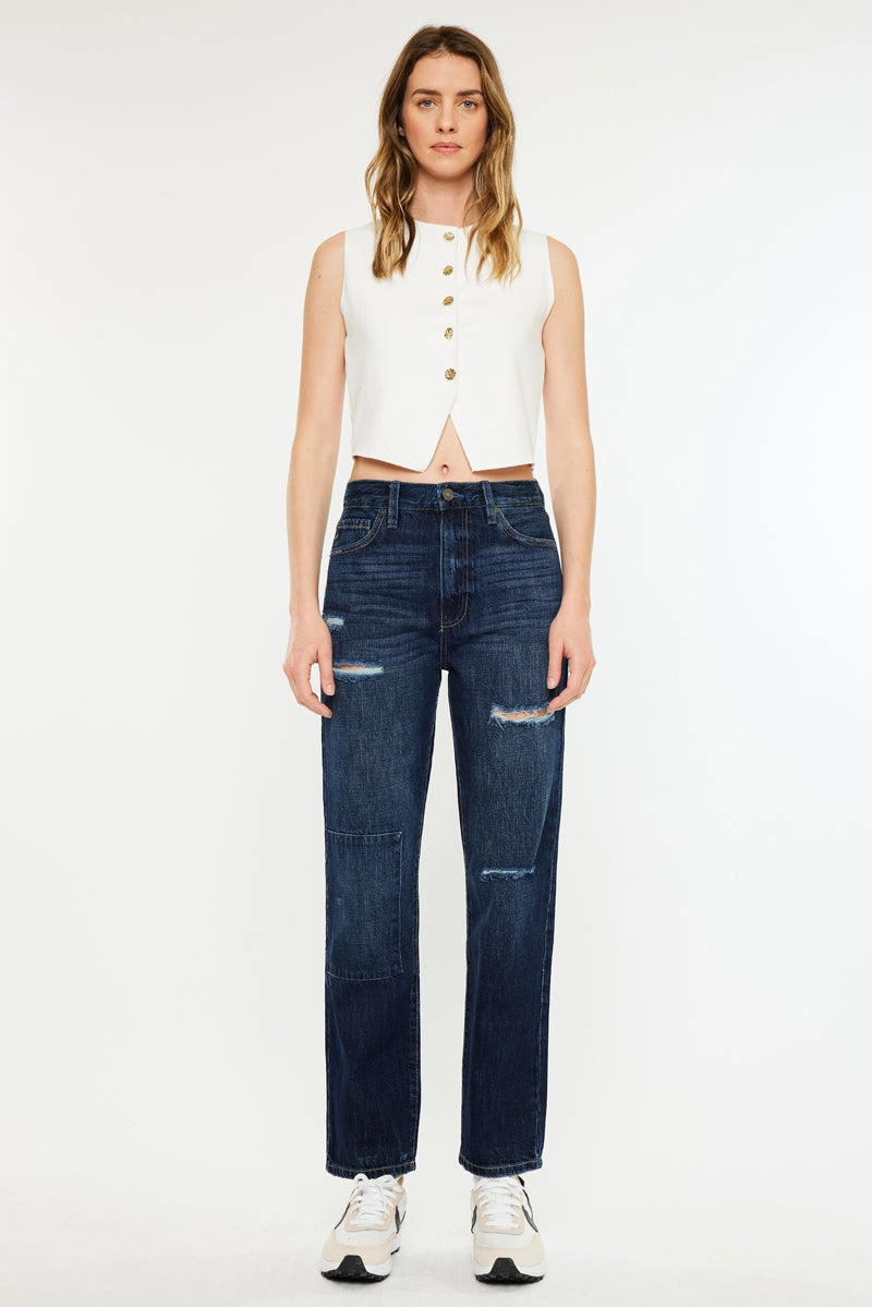 Fox Ultra High Rise 90's Boyfriend Jeans