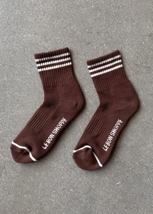 Girlfriend Socks - Mahogany