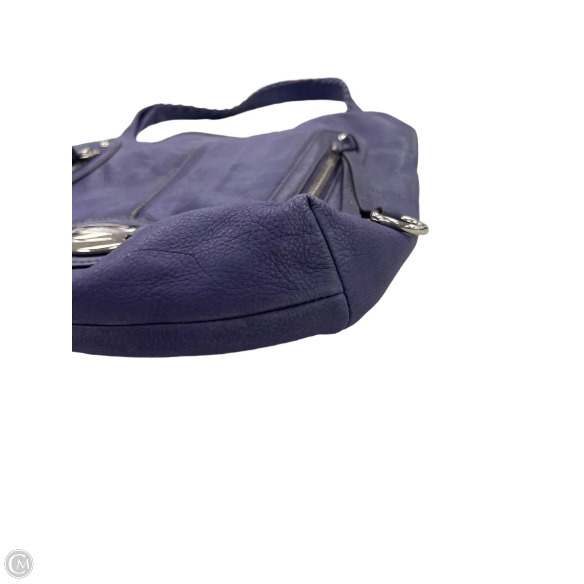 Handbag Leather By B. Makowsky, Size: Medium