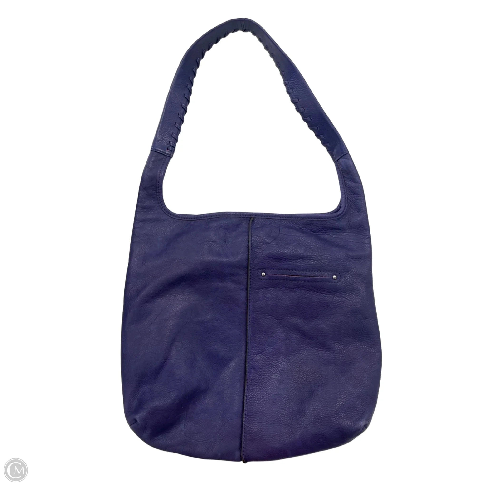 Handbag Leather By B. Makowsky, Size: Medium