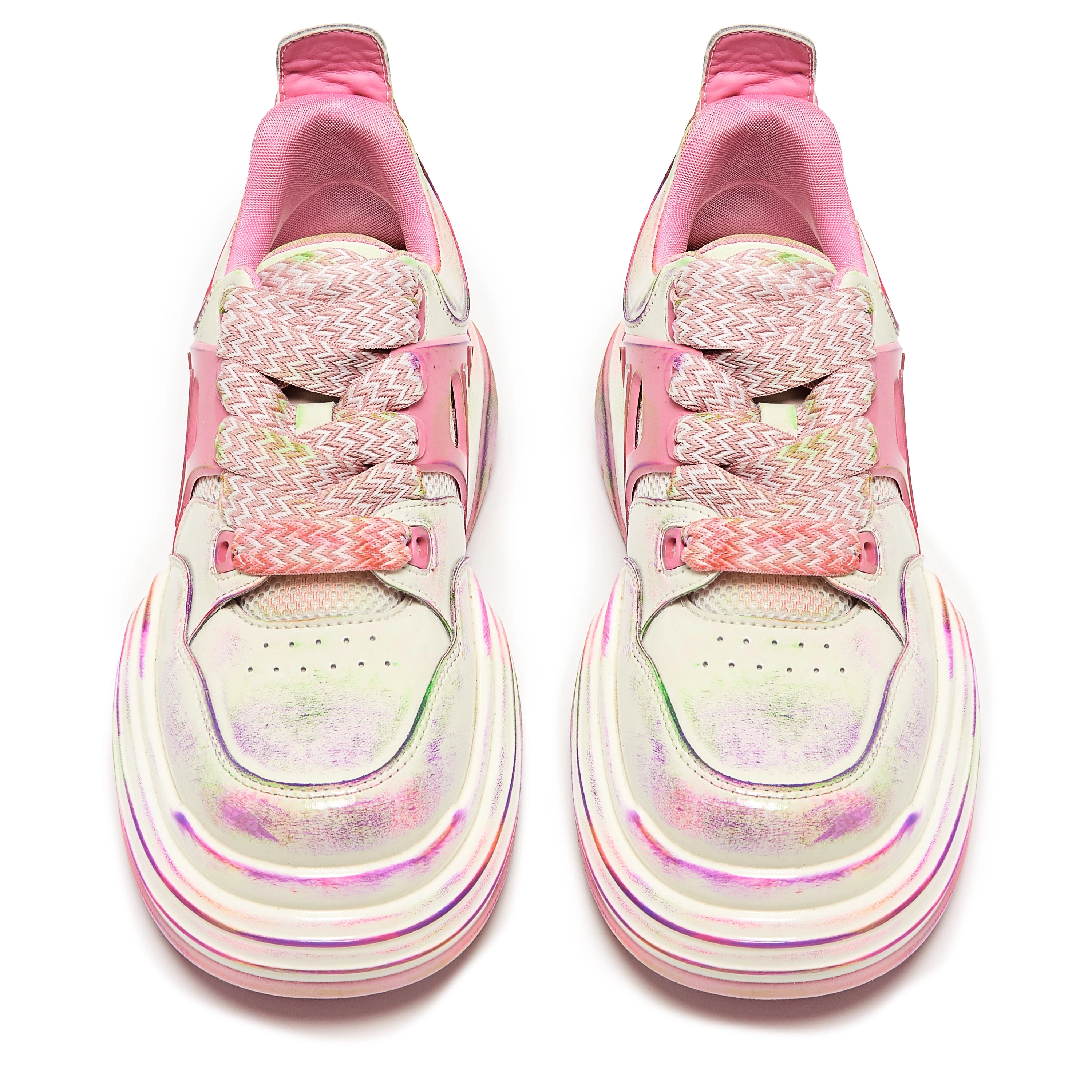 Kaleidoscopic Platform Trainers - Rainbow