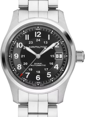 Khaki Field Automatic Black 38 - Bracelet Ref. H70455133