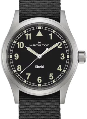 Khaki Field Quartz 38mm Black Ref. H69401430