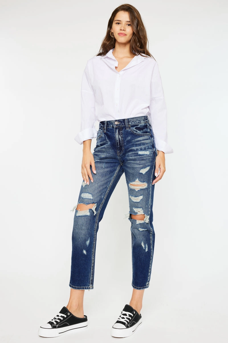 Larisa Ultra High Rise Mom Jeans