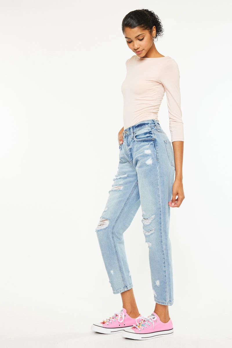 Larisa Ultra High Rise Mom Jeans