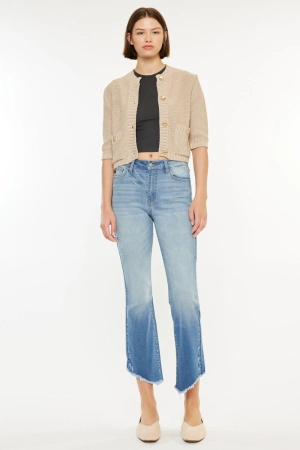 Lenny Essentials High Rise Cropped Jeans