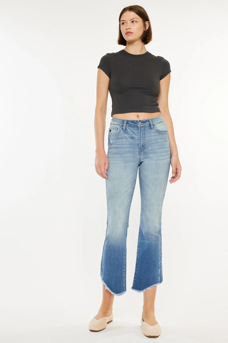 Lenny Essentials High Rise Cropped Jeans