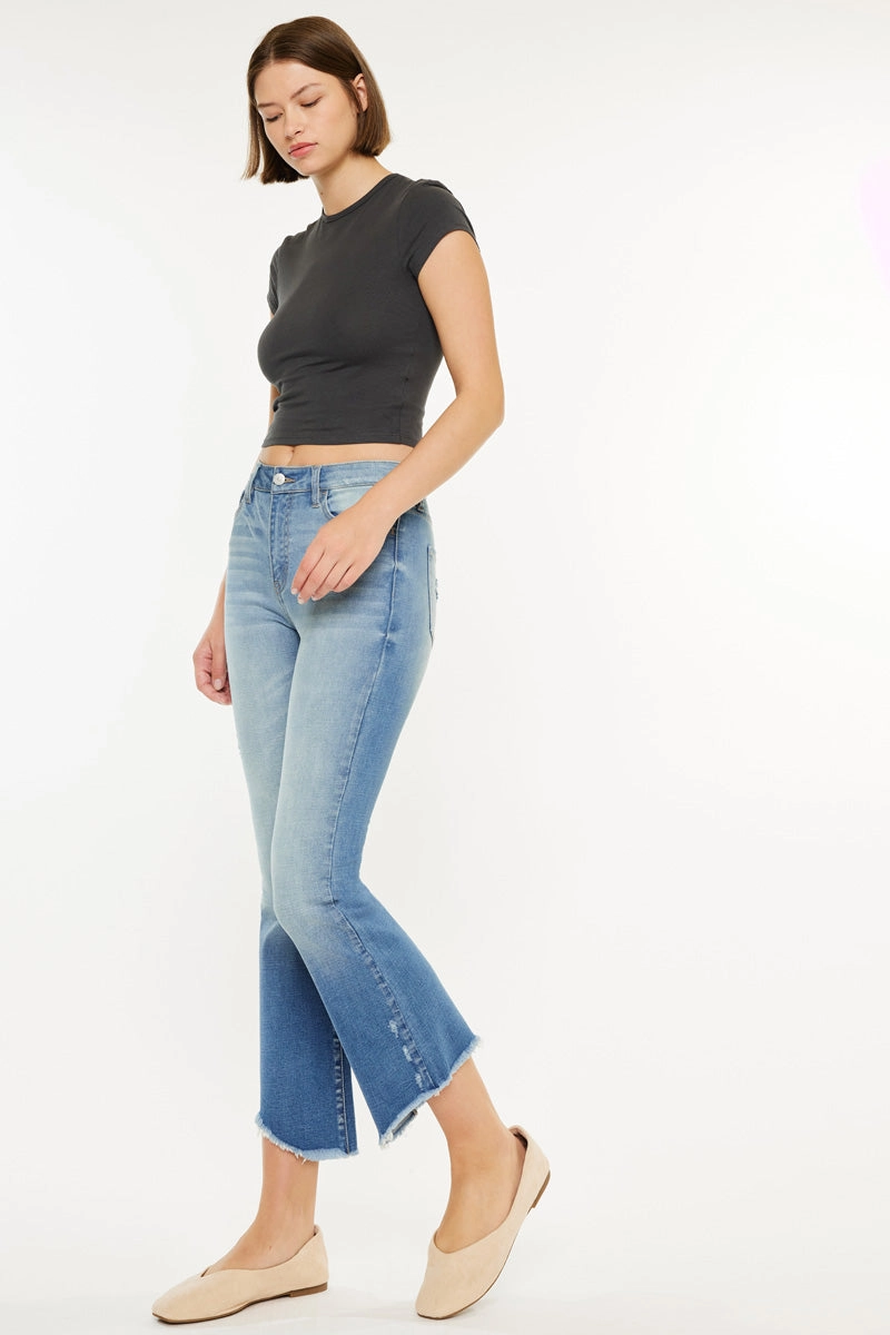 Lenny Essentials High Rise Cropped Jeans