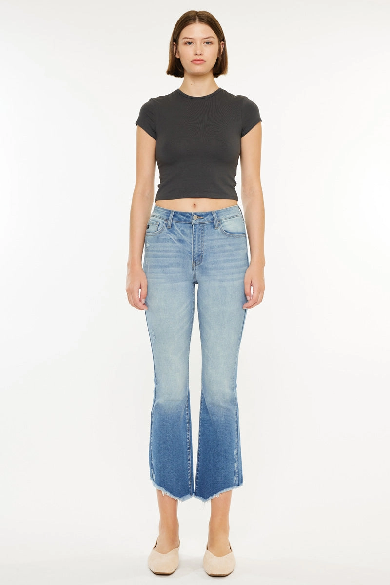 Lenny Essentials High Rise Cropped Jeans