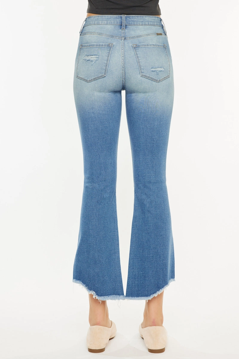 Lenny Essentials High Rise Cropped Jeans