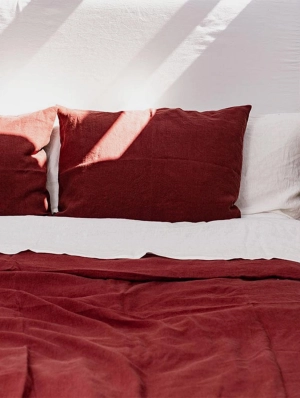 Linen Sheets Set | Terracotta