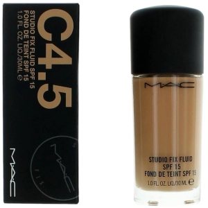 MAC Women's Foundation - Studio Fix Fluid SPF15 Long-Wearing Oil-Free, C4.5, 1 oz