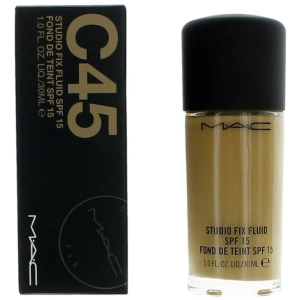 MAC Women's Foundation - Studio Fix Fluid SPF15 Long-Wearing Oil-Free, C45, 1 oz