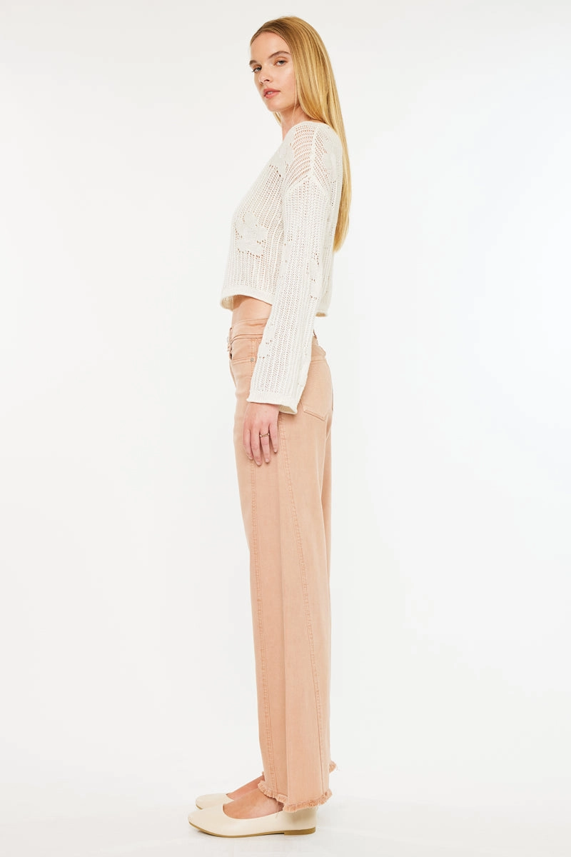 Marilu  High Rise Wide Leg Jeans