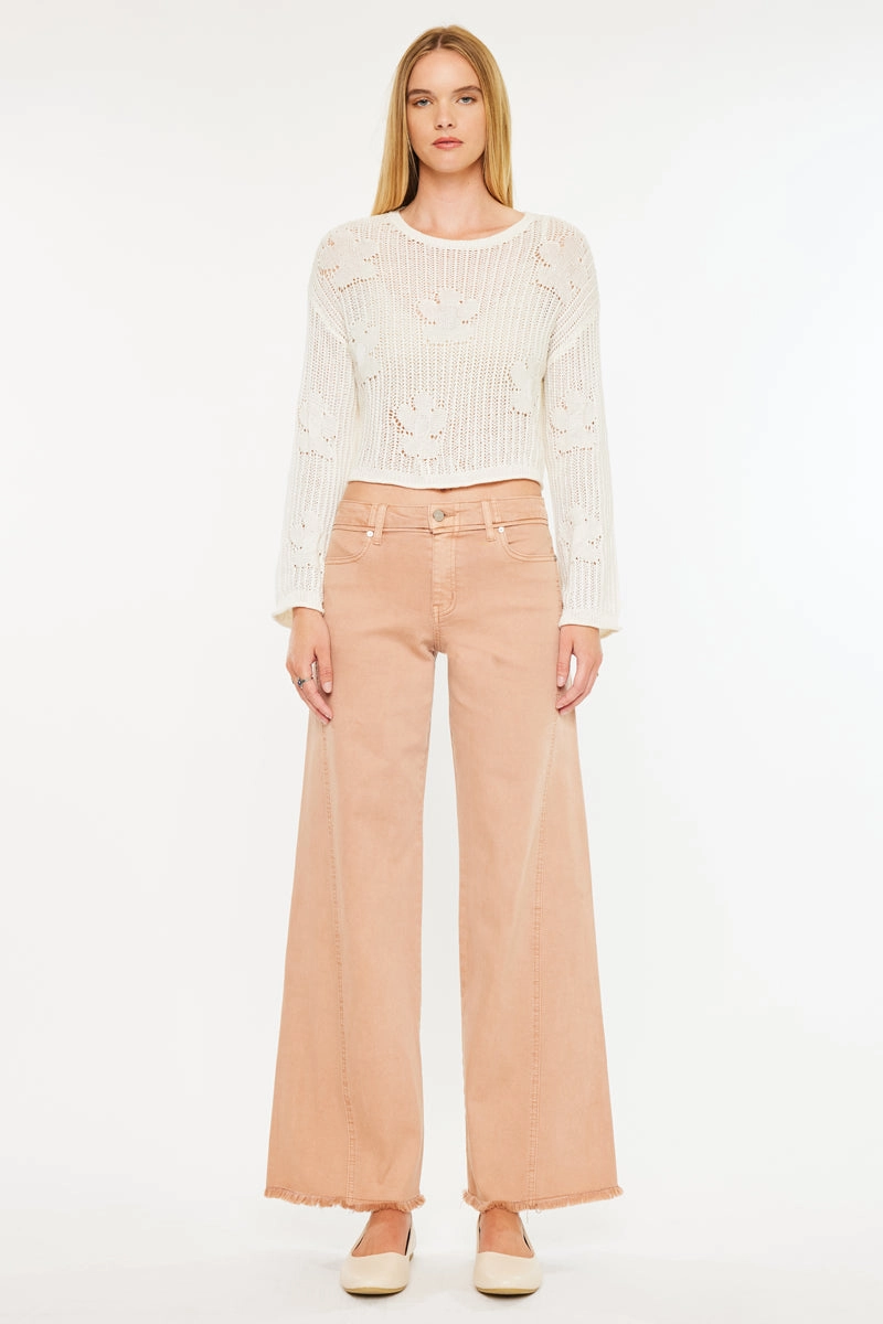 Marilu  High Rise Wide Leg Jeans